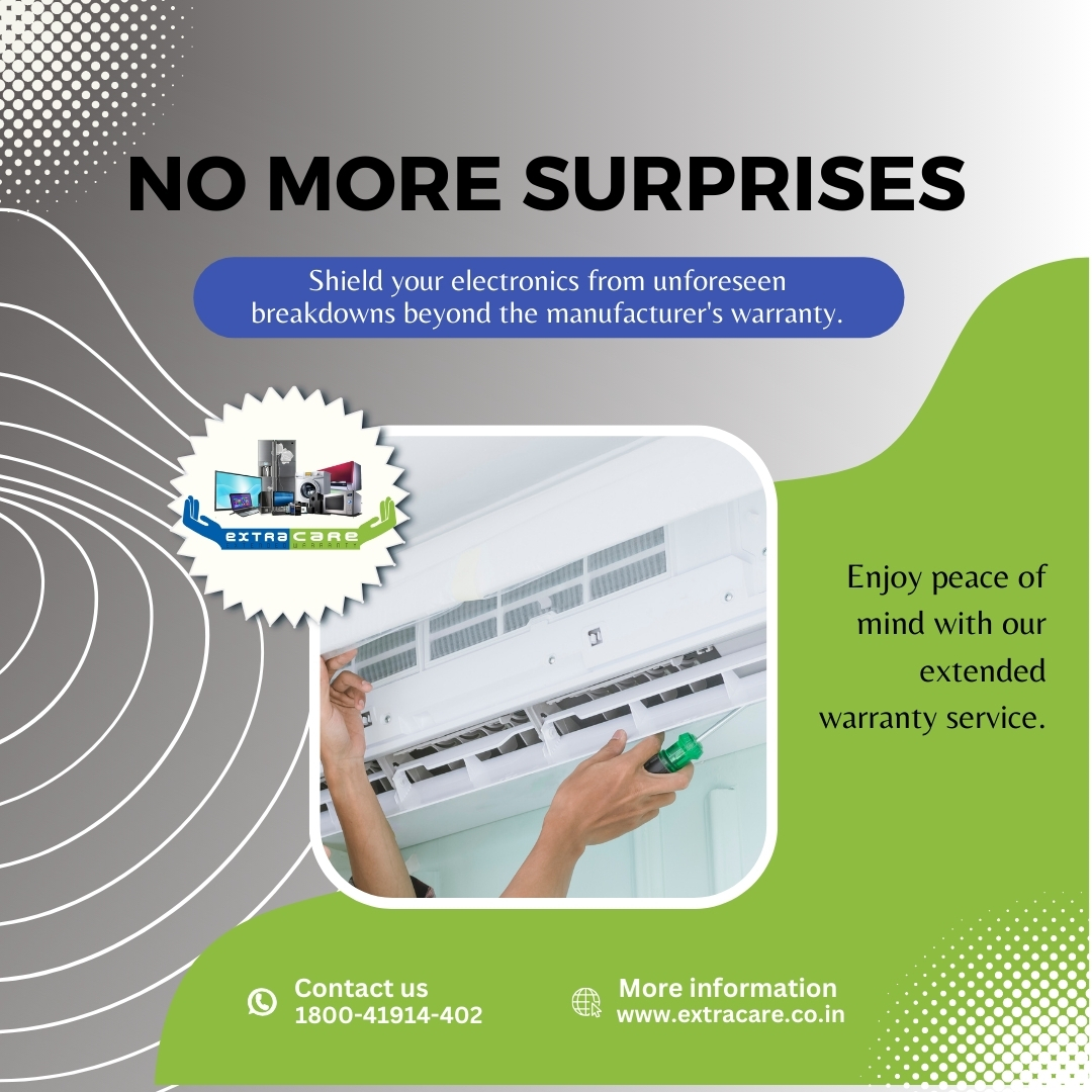 Protect your investments with confidence! Our extended warranty service provides comprehensive coverage, ensuring your electronics are safeguarded from unforeseen breakdowns. Say goodbye to surprises and hello to peace of mind. 💻🔐 

#NoMoreSurprises #ExtendedWarranty