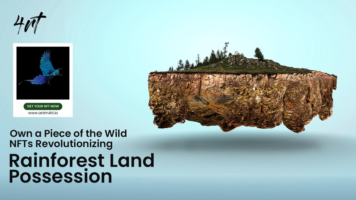 Anim4rt_NFTs's tweet image. Art meets sustainability: Experience Anim4rt NFTs! 🎨✨ Join the revolution for art and sustainable impact in rainforest conservation!

#CryptoForConservation #DigitalRainforest