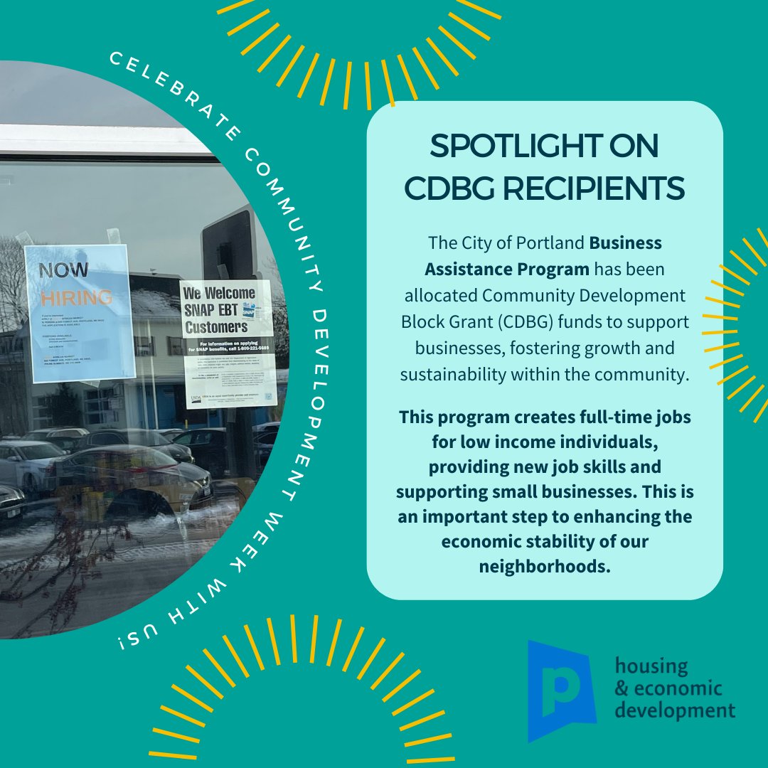 CityPortland's tweet image. Closing out #CDWeek2024! 💡 Deering Place offers 75 mixed income (including 45 affordable) studio, 1, 2 + 3 BR apts in the West End #PortlandMaine.💡 Our Business Assistance Program aids small businesses, helping them expand operations + bolster our local economy&apos;s resilience.
