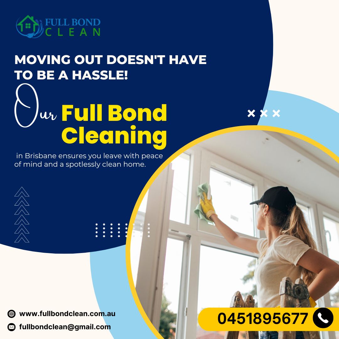 Moving out doesn't have to be a hassle! Our Full Bond Cleaning in Brisbane ensures you leave with peace of mind and a spotlessly clean home. 
#fullbondclean #HassleFreeMoving #brisbaneservices #brisbanehomes #australia #BondCleaning #cleaningcompany #bondrefund #BrisbaneCleaners