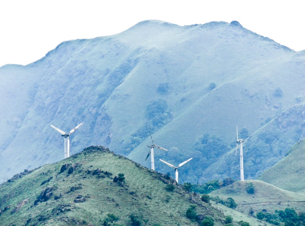 The renewable energy theme is getting traction these days. Did you know wind turbines were installed in Talakaveri nearly 36 years back? It was a failed project then. (PC: Nikhil)