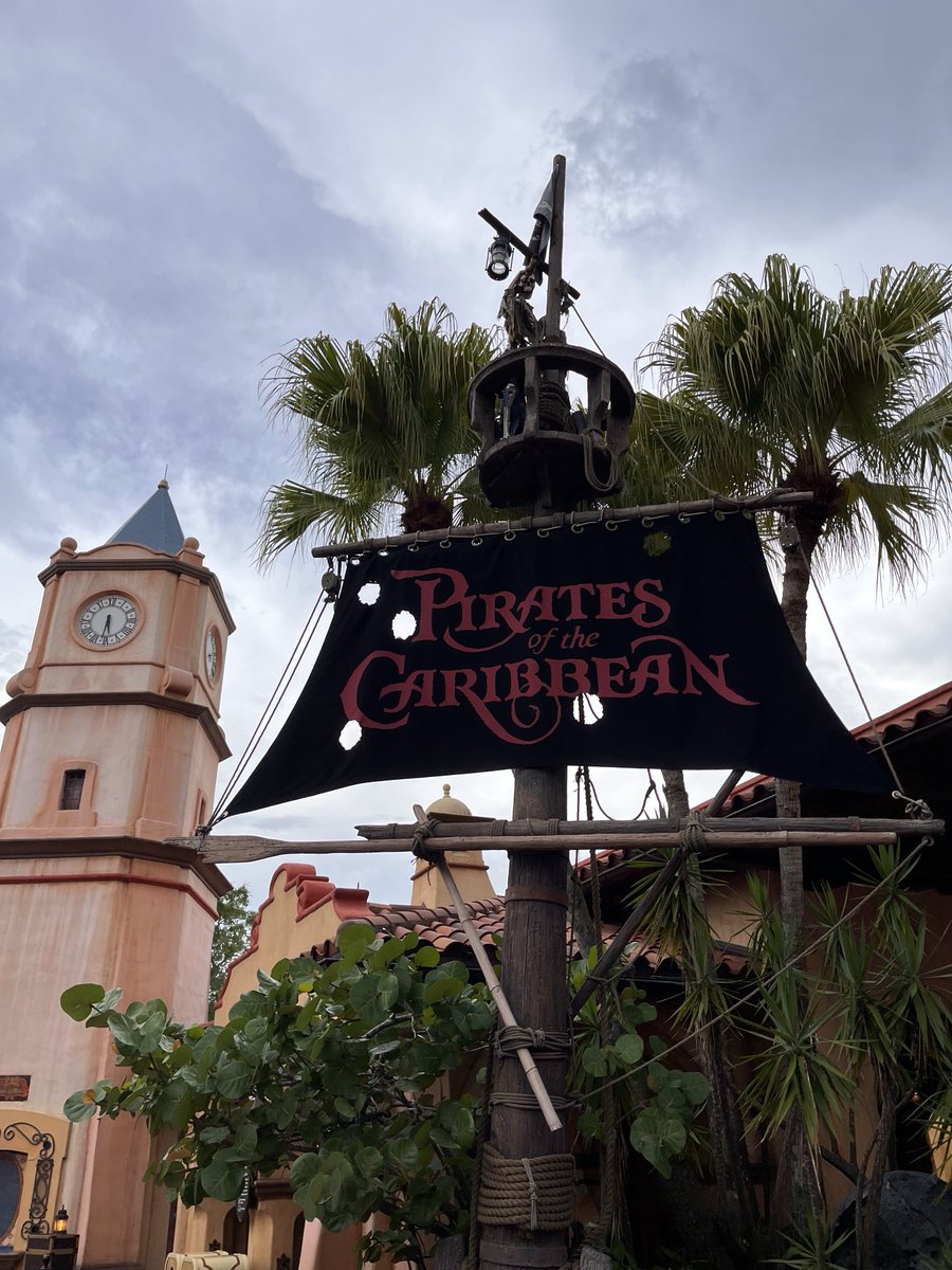 Good Friday morning to you from Adventureland, Magic Kingdom! First stop, Pirates of the Caribbean for all of those #Fridayvibes! Enjoy your day! #Fridaymotivation #Almosttheweekend!