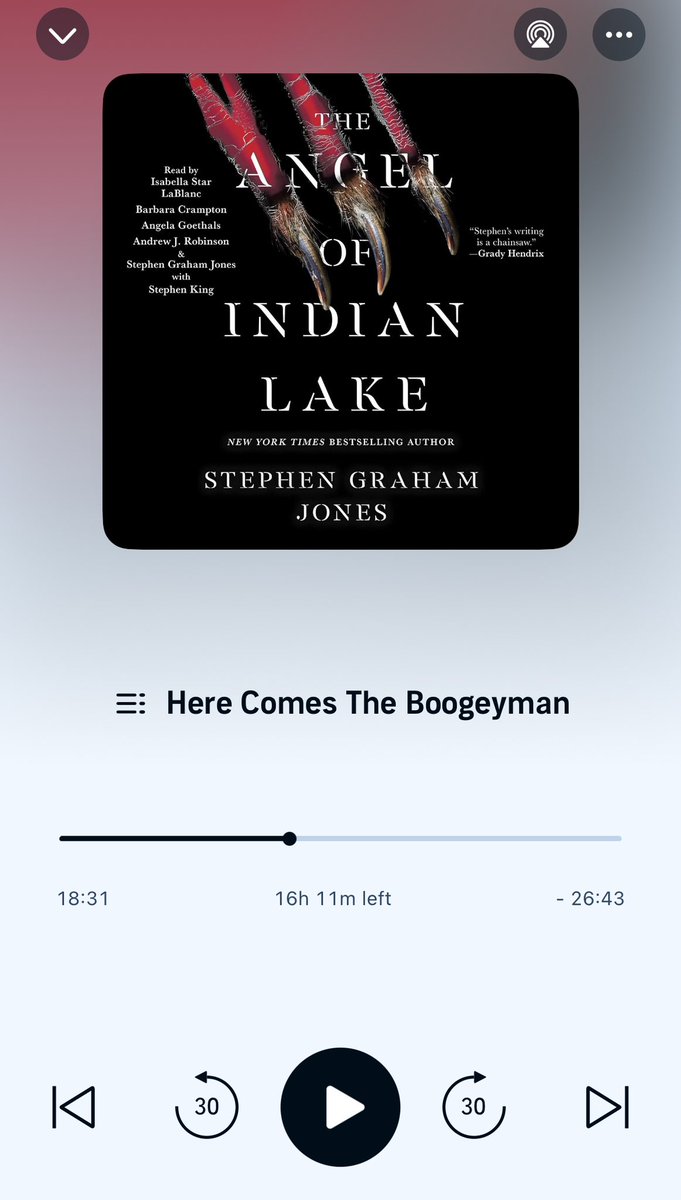 And so, it begins. @SGJ72 #JadeDanielsIsMyFinalGirl #HorrorCommunity #horrorstories #IndianLakeTrilogy @audible_com