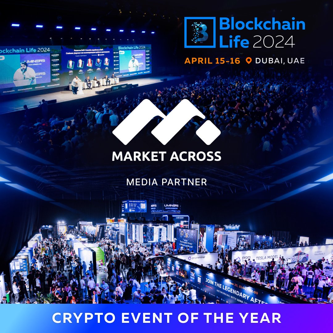 Meet the Media Partner of #BlockchainLife2024 – @MarketAcross! MarketAcross is the #Web3 branch of the InboundJunction group and has served over 300 blockchain companies, including Binance, Solana, Polygon, Crypto.com, Polkadot, Tezos, Huobi, Kucoin, eToro, etc.