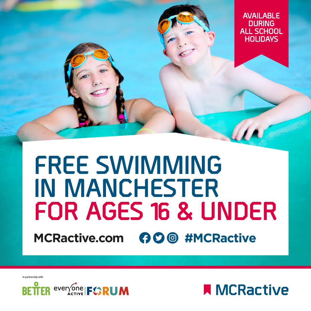 #EasterHolidays During school holidays, free #swimming is available during designated public general swim sessions and at weekends during term time. Over 60s can enjoy free #swimming throughout the year during any designated public general swim session.