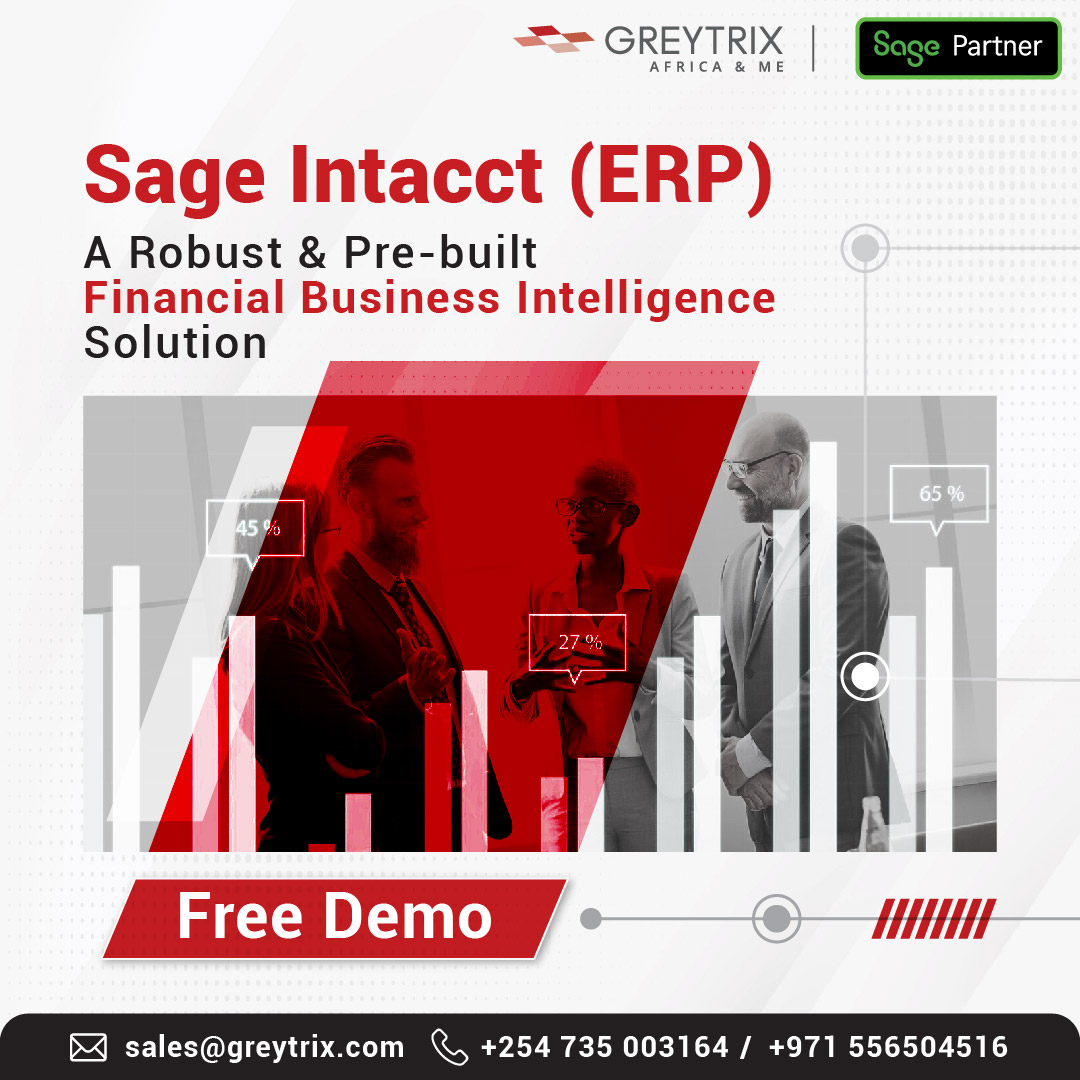 Harness the power of precise data for informed decision-making. Choose a solution that seamlessly accomplishes both objectives. Know More - greytrix.com/africa/product… #BusinessSolutions #SageIntacct #GreytrixAME #BusinessSoftware #ERP #Africa