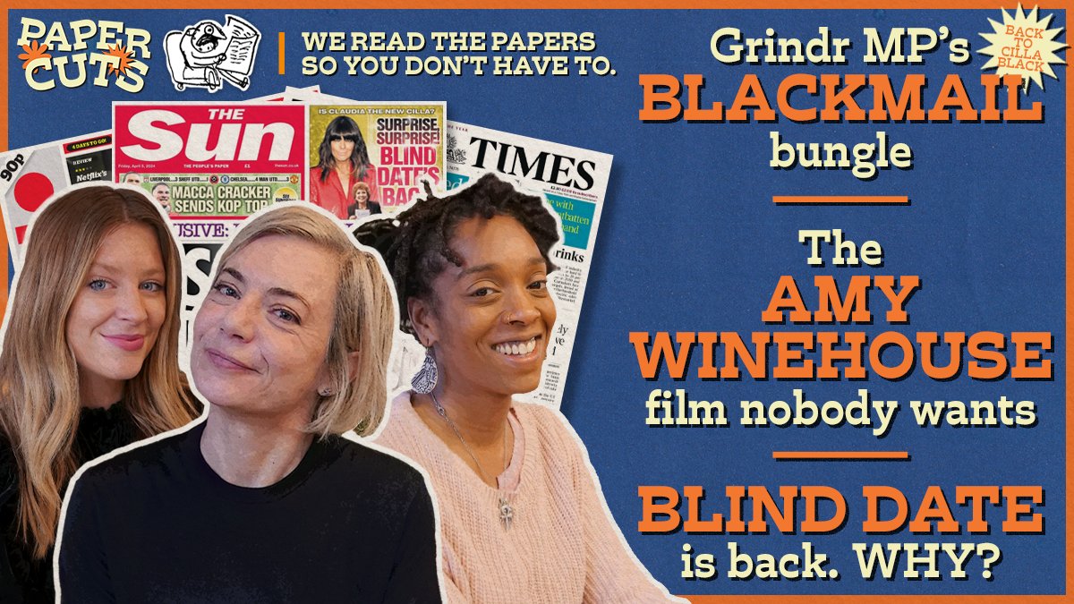 🚨NEW EPISODE🚨 Tory MP honey trapped!🍯🪤 Who asked for this new Amy Winehouse film? 📽️🎤 Plus – Blind Date might be coming back... why!? 🧑‍🦯🩷 Join @msmirandasawyer, @AvaSantina and @athenakugblenu 🎧listen.podmasters.uk/PC240405ToryGr…