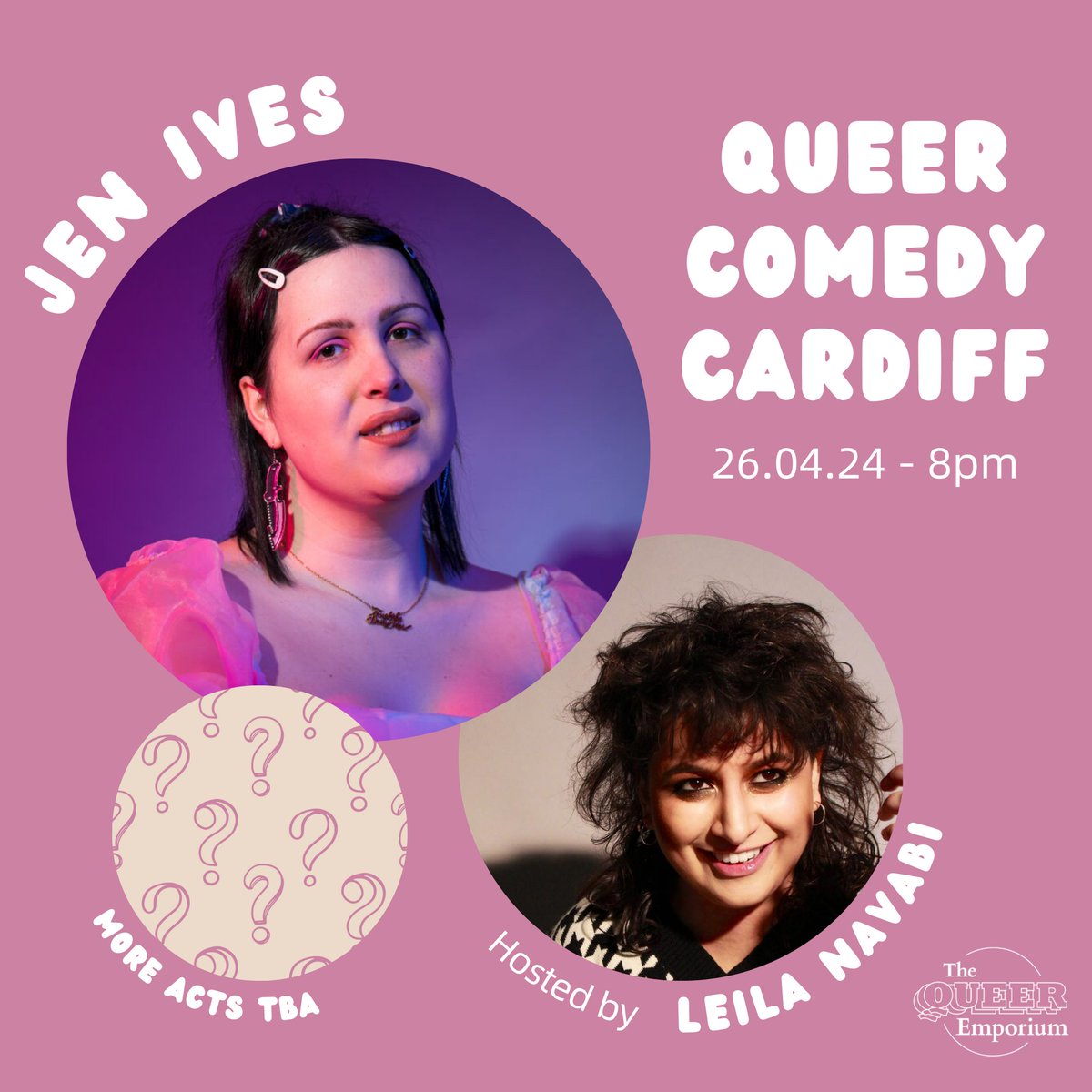 At the tail end of the month, gigs will be back with headliners @AnubisFinch (star of #DragRaceUK Season 3) and comedian Jen Ives!