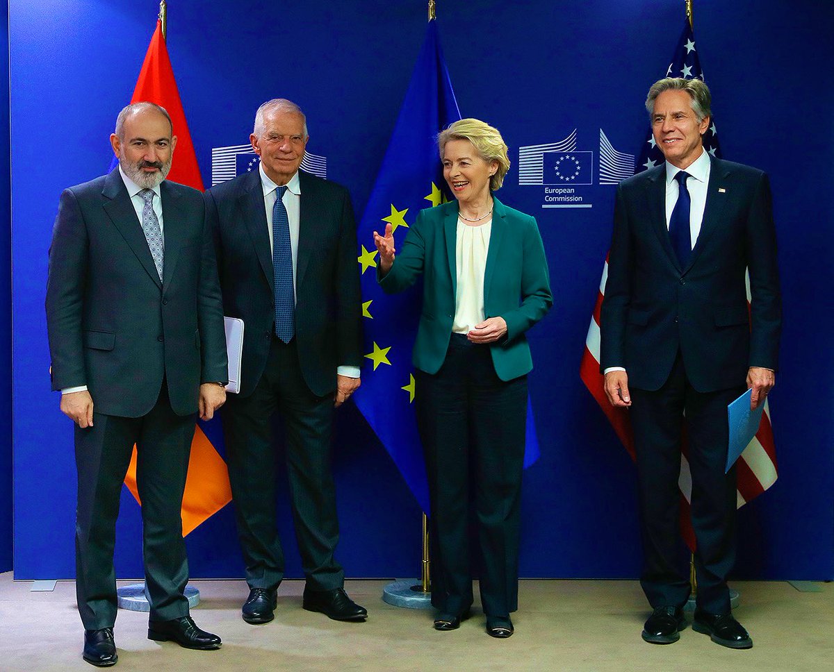 Had an excellent consultations with 🇺🇸US and 🇪🇺EU colleagues on expanding cooperation to strengthen 🇦🇲Armenia’s economic, humanitarian, democratic resilience.