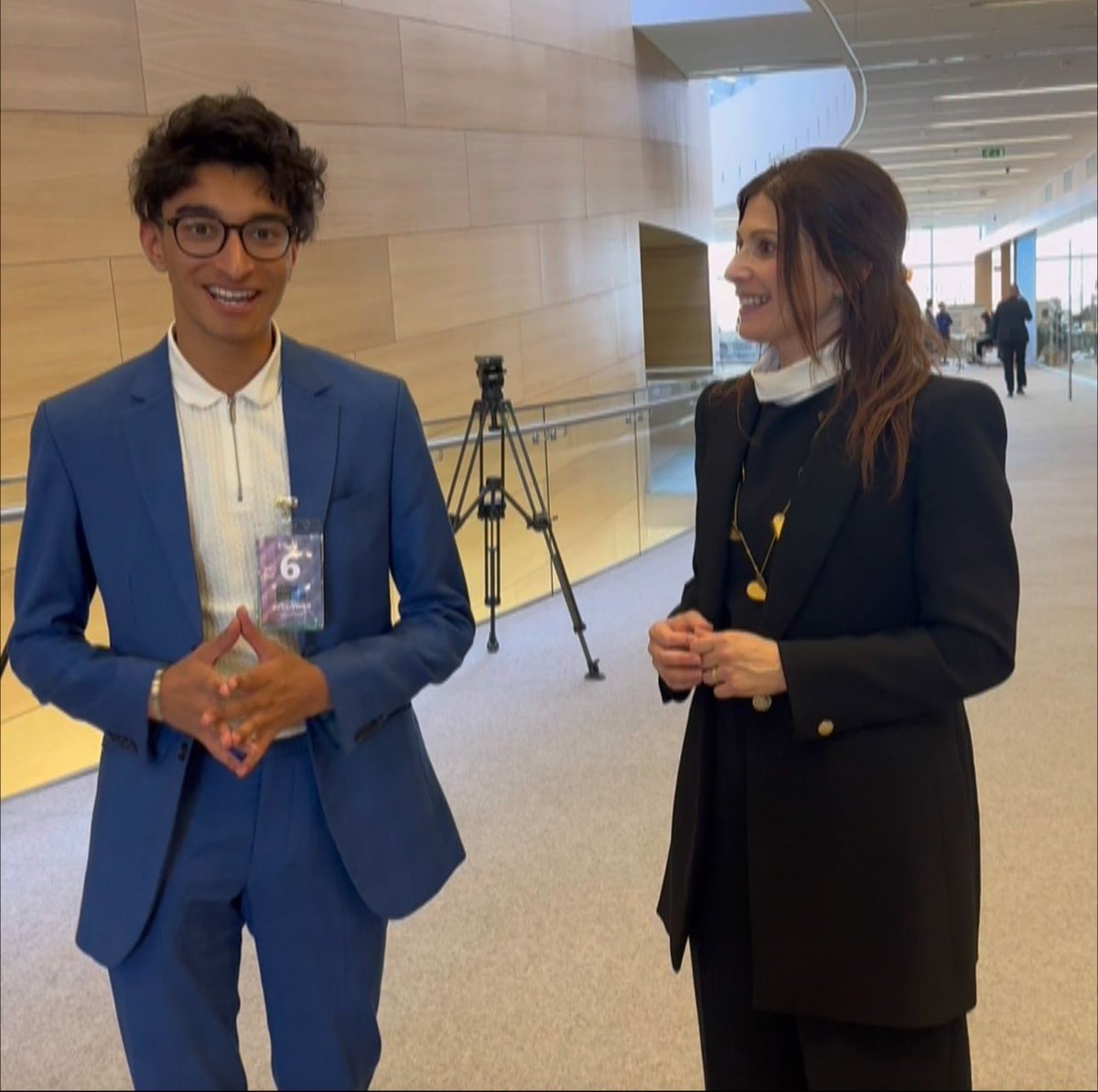 I just interviewed Irene Fellin (NATO’s Secretary General’s Special Representative for women, peace and security). We spoke about the role of NATO, why she decided to join NATO & the importance of her role. Interview will be out on TikTok & Instagram soon. #entrepreneur #nato