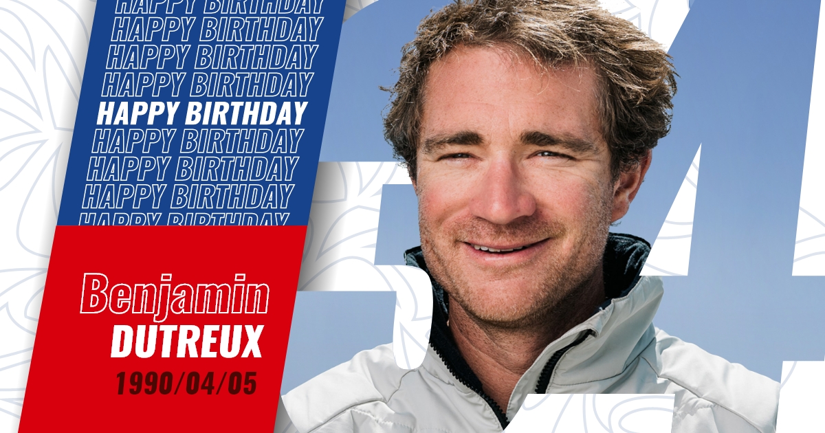 [Birthday 🎂] The Vendée Globe team wishes a happy birthday to @BDutreux, one of the major revelations of the 2020 edition thanks to his remarkable 9th place! Determined and talented, he's ready to impress everyone again in the 2024 edition. 🎉