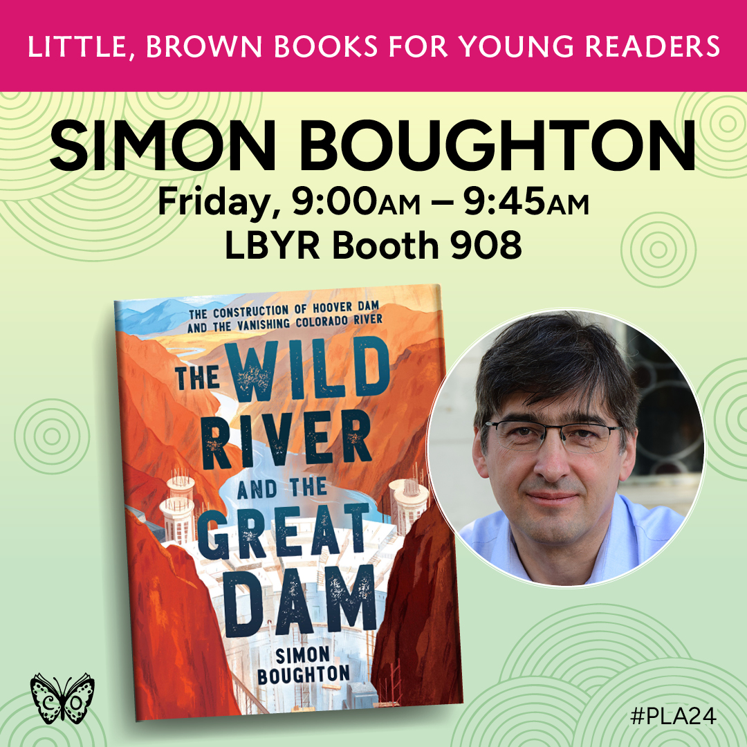 #PLA2024 Stop by LBYR booth 908 to get your copy of THE WILD RIVER AND THE GREAT DAM signed by author Simon Boughton!