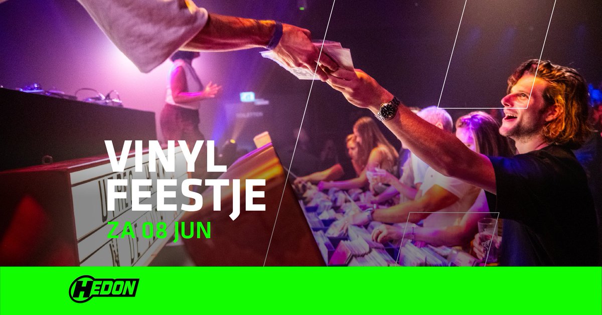 #BEVESTIGD Vinylfeestje is terug van weggeweest! We nemen bakken vol platen mee, allemaal even dansbaar en aan jou om een fijnste uit te kiezen. Kies, geef en swing op de pareltjes van toen! TICKETS: bit.ly/3VM4UEy