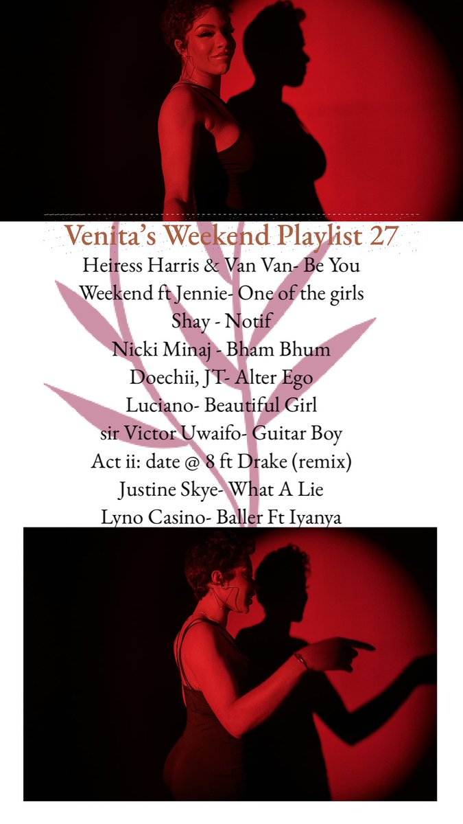 Venita’s Weekend Playlist #27 #Venitasplaylist #weekend #TGIF