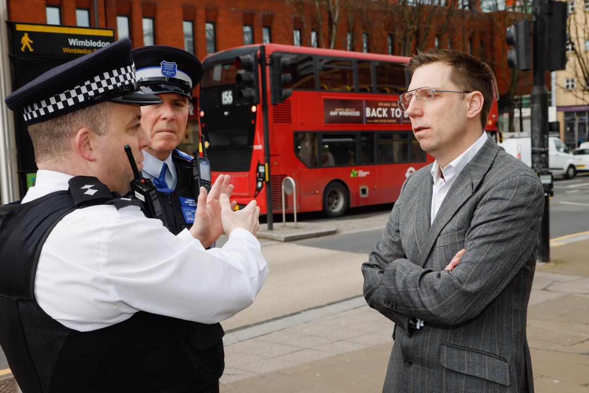 My top priority is to fix the Met. That's why I visited Wimbledon this morning to talk to the local police team about making our streets safer.