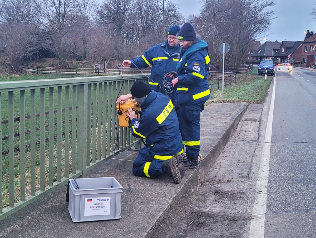 Erster Großeinsatz für Hochwasser-Mess-Trupp des THW Gießen dlvr.it/T5691x