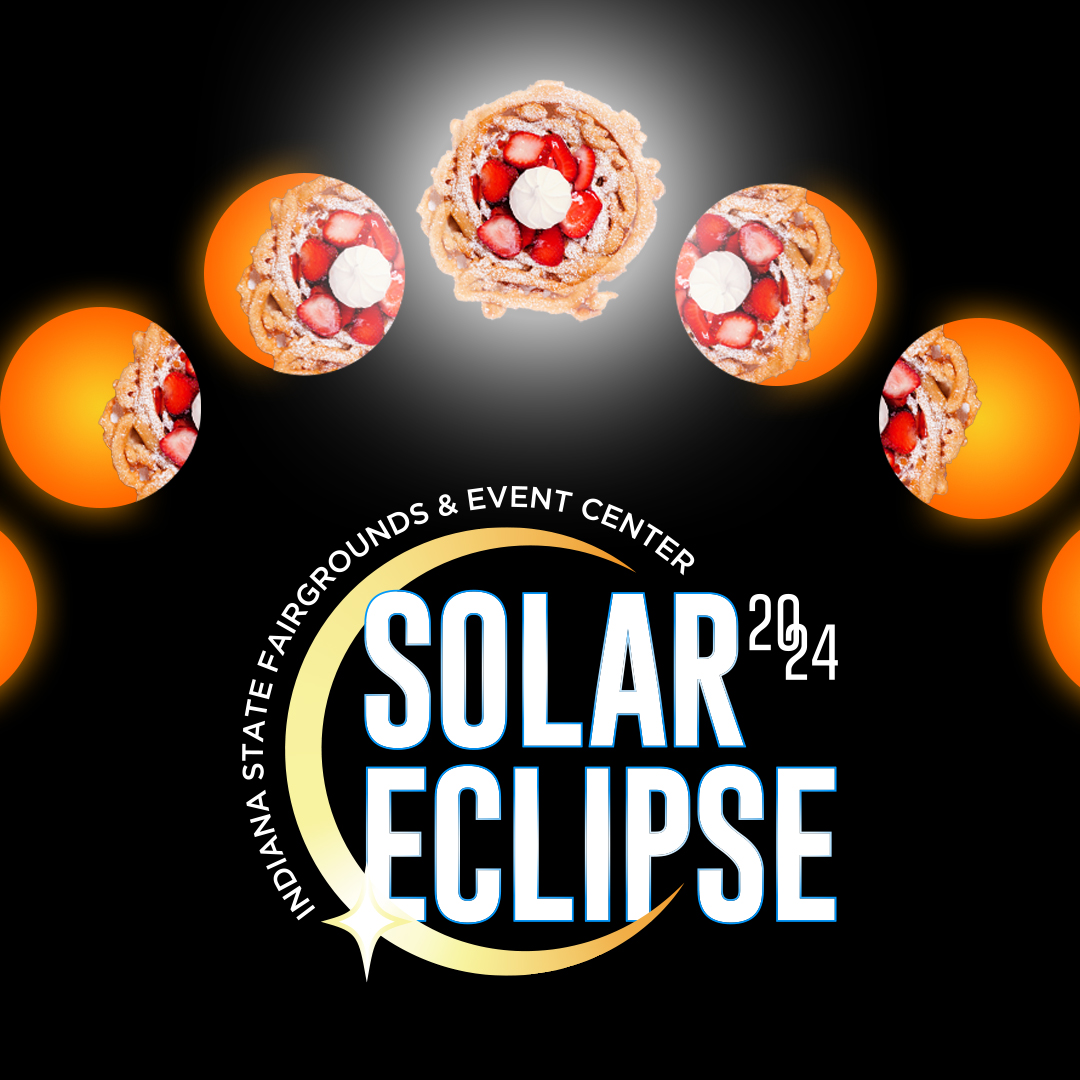 FAIRGROUNDS SOLAR ECLIPSE KNOW BEFORE YOU GO! ☀️Gates open at 9AM 🚗Enter by either Gate 1 (38th Street) or Gate 6 (Fall Creek Parkway) 🚴‍♂️Walking or biking in? Enter Gate 16 (42nd Street) 🎟️You can buy your ticket in advance OR onsite! Carloads: $25 & walk-in's are only $10!