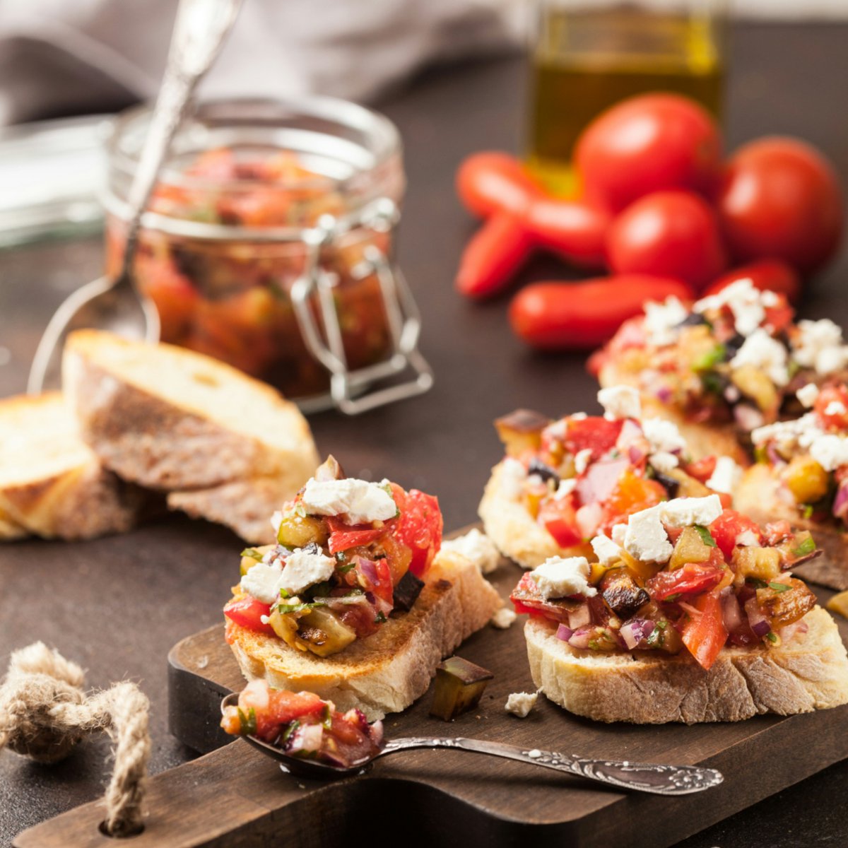 Delicious, crisp tomatoes, perfect for bruschetta and beyond. Get yours at Coppa's Fresh Market today