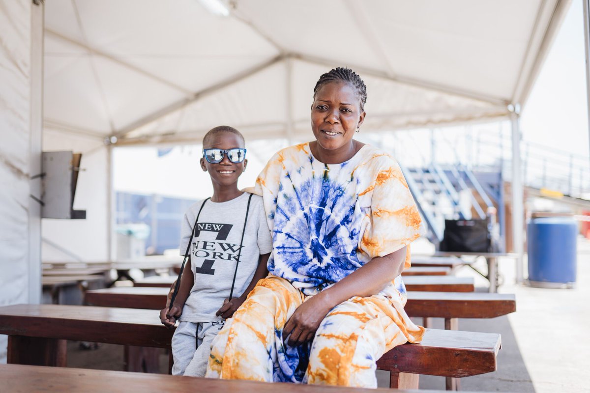When cataracts began clouding Adama's eyes, it became difficult to navigate the world around him. But after receiving surgery on the #GlobalMercy, his future is brighter than ever. Follow along to see how access to #safesurgery transforms lives! #GlobalSurgery #MercyShips