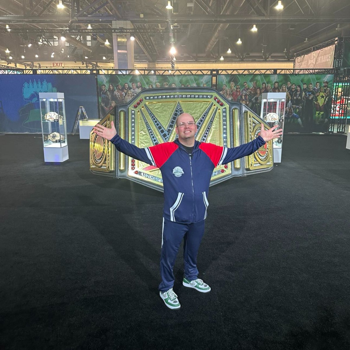 What an electrifying start to #WrestleMania week for our @wwe Community Correspondent and @SpecOlympicsCO athlete Cody 'In The Field!' Stay tuned for more incredible updates from Cody's WrestleMania journey! #SpecialOlympics #ChooseToInclude