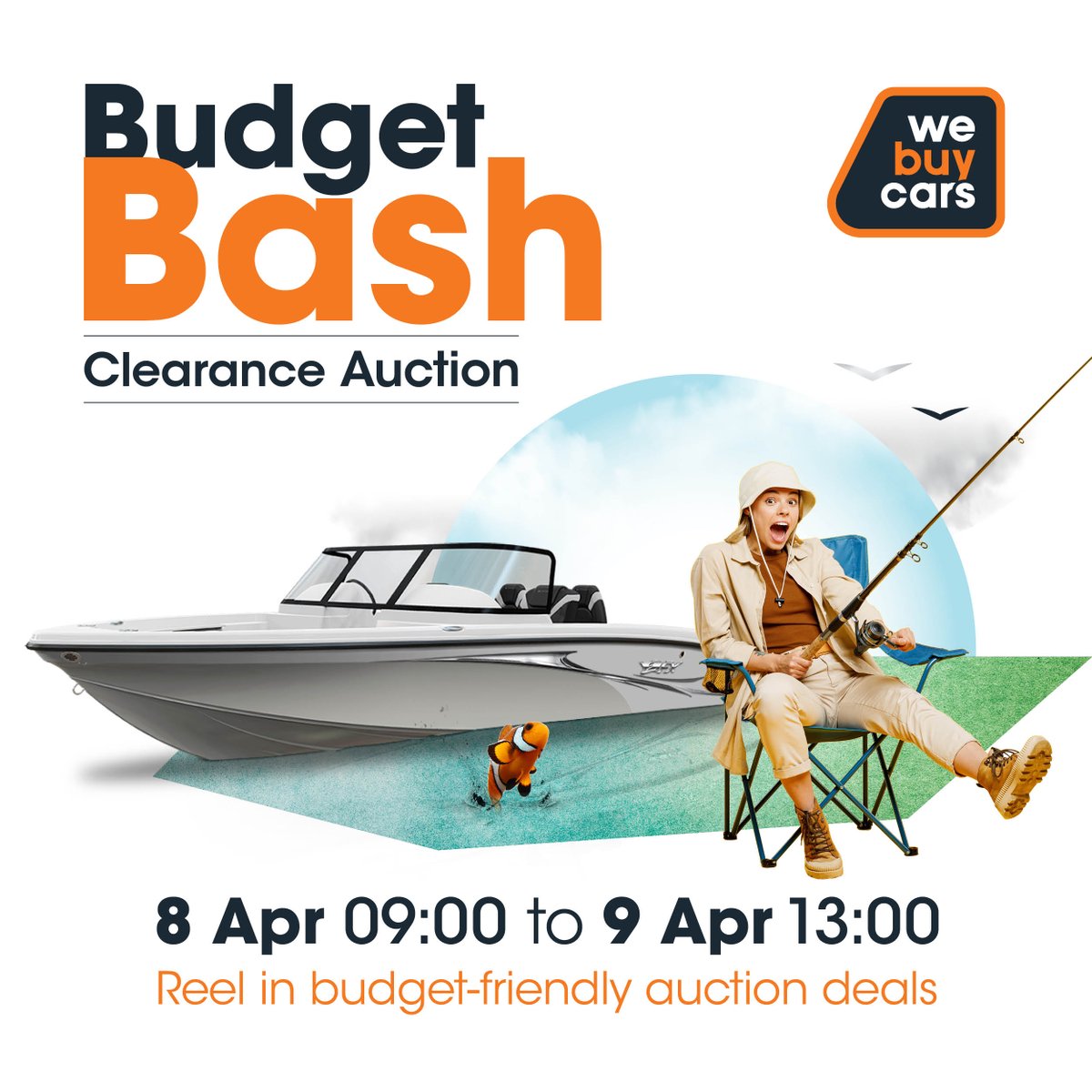 Are you ready to reel in budget-friendly auction deals? Then register to bid today! 🎣 #WeBuyCars