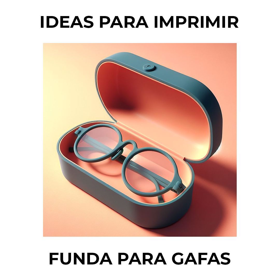 ¿Quieres un nuevo estuche para tus gafas? ¡Imprímelo en 3D y protege tus lentes con estilo! Personaliza el diseño según tu gusto y dale un toque único a tus accesorios. #Accesorios #Impresión3D 🕶️🖨️ #FabricaciónAditiva #ObjetosImpresosEn3D #CreadoCon3D #Impresoras3D #Diseño3D