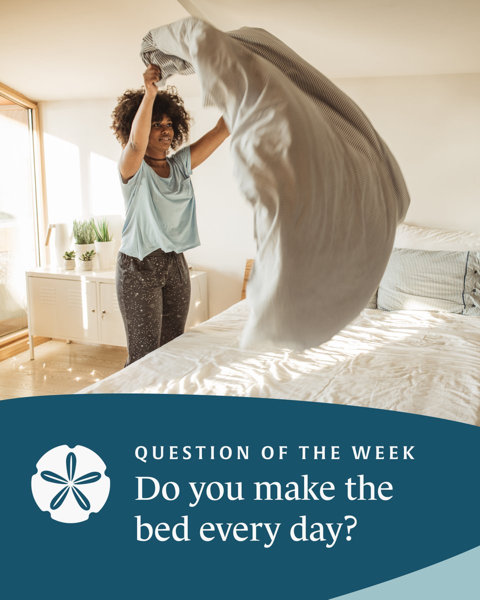 Tell us: Do you make the bed every day or only when you have guests?