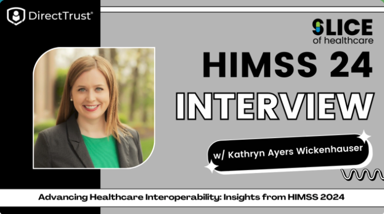 We are making headlines! @jaredstaylor, host of @SliceofHC, caught up with our own @KAWickenhauser at #HIMSS24 for an insightful discussion on advancing healthcare #interoperability. Check out the complete interview here: sliceofhealthcare.com/advancing-heal…