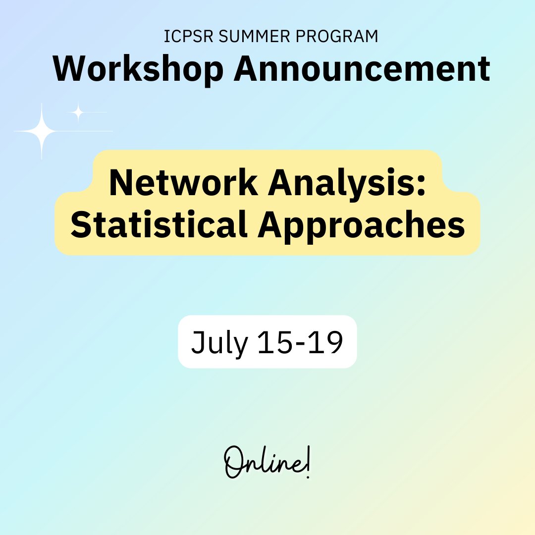 Dive deeper into network analysis, from testing hypotheses to modeling network effects! Some prior knowledge of network analysis and R is expected. myumi.ch/235Ee