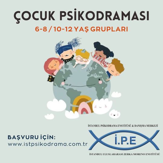 Yılın son çocuk psikodraması grupları kısa süre sonra başlıyor. 6-8 ve 10-12 yaş grupları için web sitemizden online başvuru formunu doldurabilirsiniz. İstanbul Psikodrama Enstitüsü istpsikodrama.com.tr