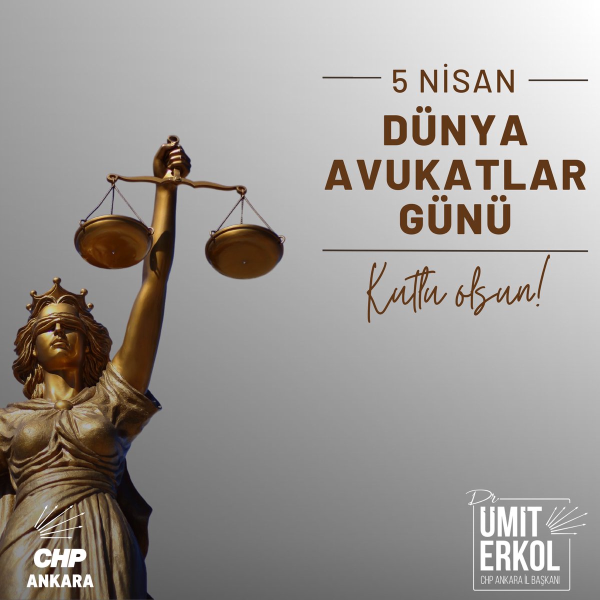 Tüm avukatlarımıza, hukukun üstünlüğünü korumak ve insan haklarını savunmak için verdikleri çabadan dolayı teşekkür ediyoruz. Adaletin için çalışan tüm avukatlarımızın günü kutlu olsun.