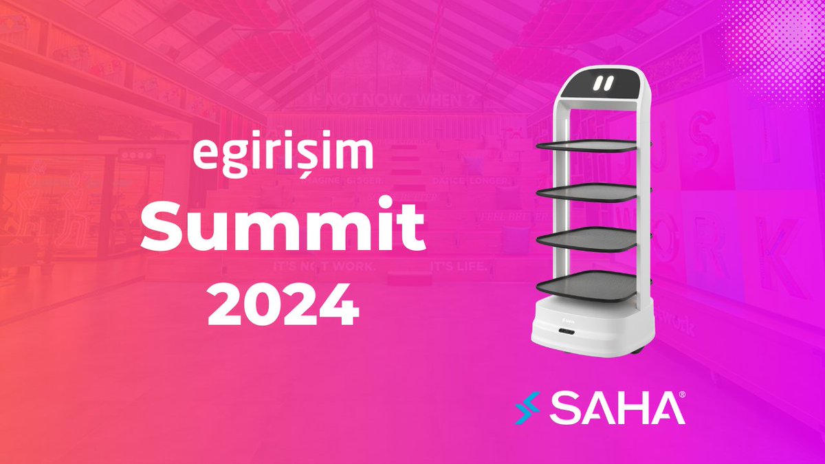 Startuplar deneyimleri yaşatacağımız egirişim Summit'te, 2020 Ekim'de kurulmuş, mobil hizmet ve servis robotları alanında yenilikçi çözümler geliştiren yerli girişim @saharobotik'in robotları konuşmalar esnasında kahve servisi yapacak! egirisim.com/summit/