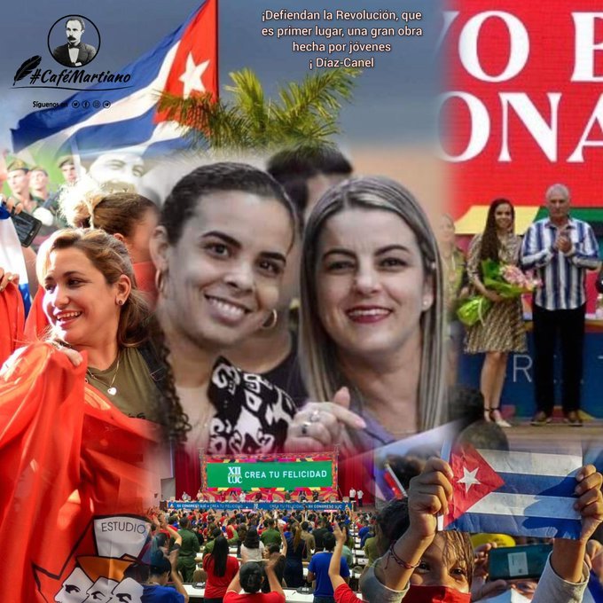 El #12CongresoUJC aprobó una Declaración de la Juventud Cubana clara y rotunda. Ratificó además el apoyo inequívoco a la causa del pueblo palestino. Y con la natural renovación de sus cuadros principales demostró que seguimos #UnidosXCuba. ¡Felicidades!
