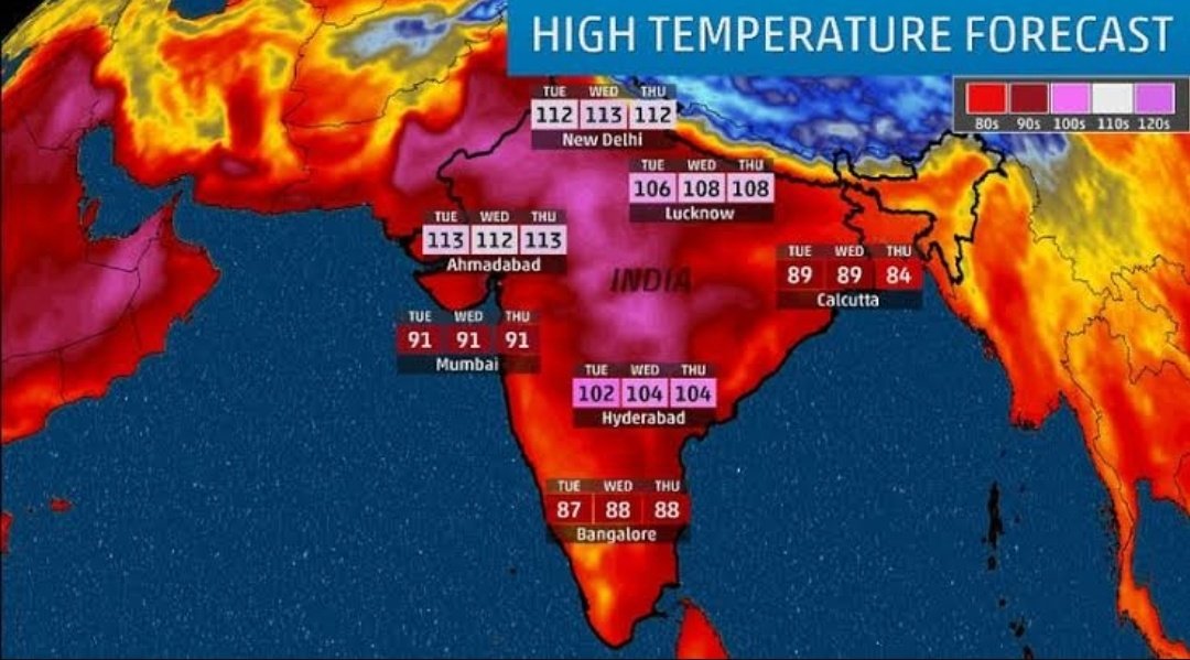 India's on a collision course with 50°C. Are we sleepwalking into a future where heatwaves become a death sentence? India is baking with temperatures soaring every year. Where's the outrage? These aren't just heatwaves, they're silent natural disasters demanding immediate action!