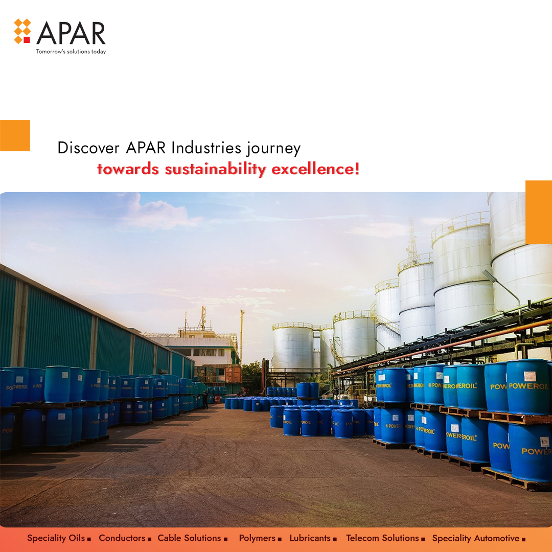 Exciting updates from APAR’s Speciality Oils - Rabaleplant!

#MaharashtraStateExportAward #GlobalInnovation #ExportExcellence
#EmployeeEngagement #WorkCulture
#SustainabilityExcellence #EthicalPractices #APARIndustries