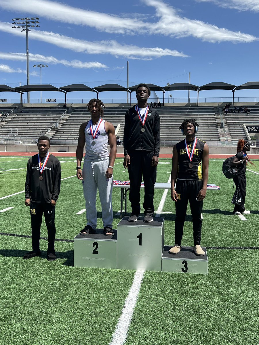 Congratulations to David Brown on his first place finish in the triple jump!