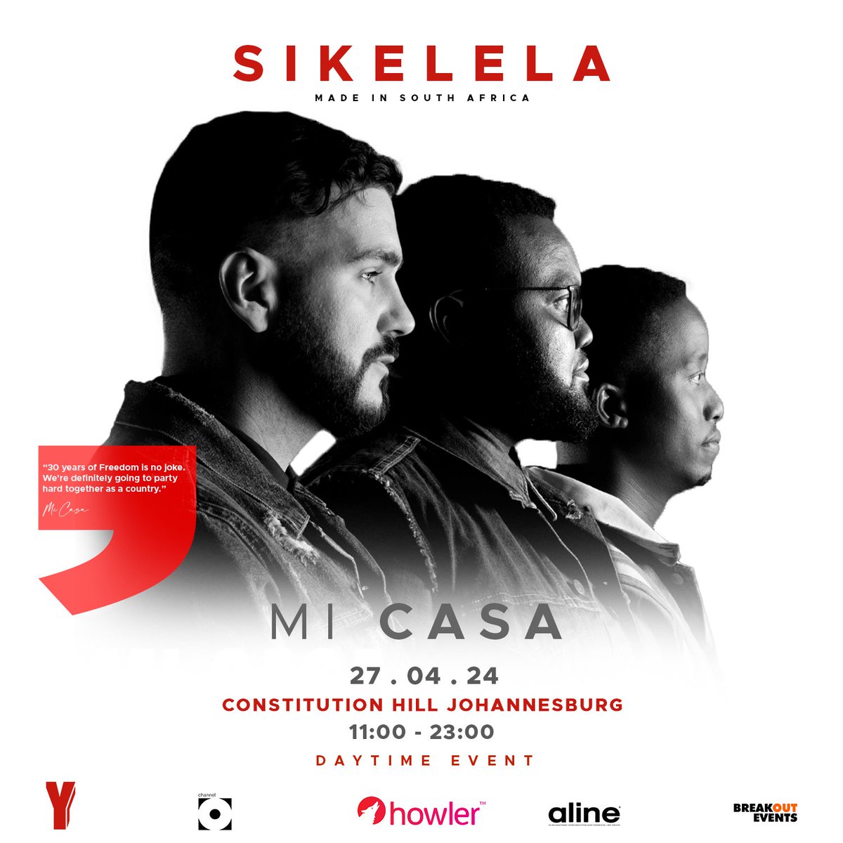 Zakes Bantwini in association with Y present Sikelela... An unforgettable celebration of our heritage through dance and music featuring Zakes Bantwini, Scorpion Kings, Kelvin Momo, MiCasa, Supta and more! Happening 27 April at Constitution Hill 👉 howler.co.za/events/zakes-b…
