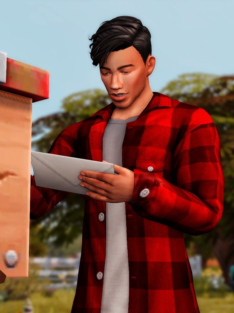 Jay has received a letter addressed to him. The stamp on it makes it a lot more important than any other mail he has ever had in his hands. He's a little scared to open it, but he has to know if it's his time. 'I can always try again, right?'