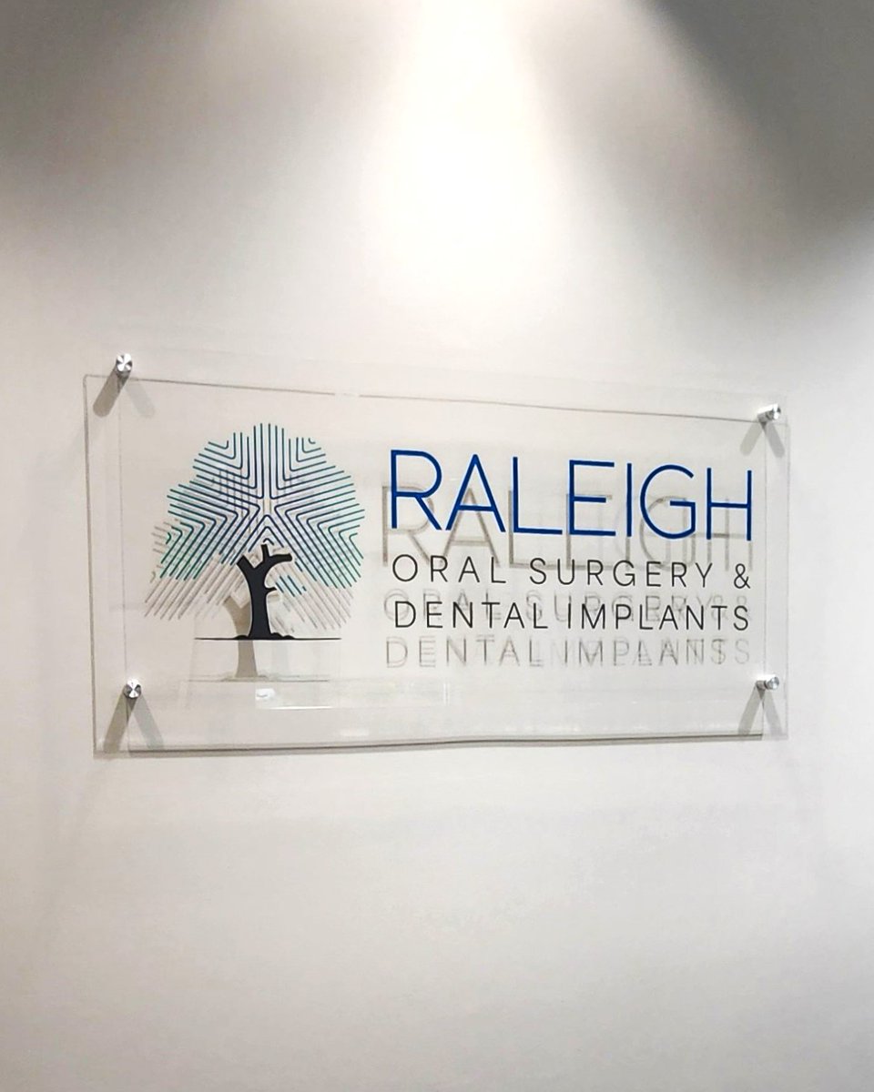 capital_sign_nc's tweet image. We were delighted to collaborate with Raleigh Oral Surgery to produce their acrylic wall sign featuring contour cutting and digitally printed vinyl graphics. 📷
.
.
.
#AcrylicSigns #InteriorSigns #InteriorSignage #BusinessSignage #SignCompany #SignExperts #SignageSolutions #Signs