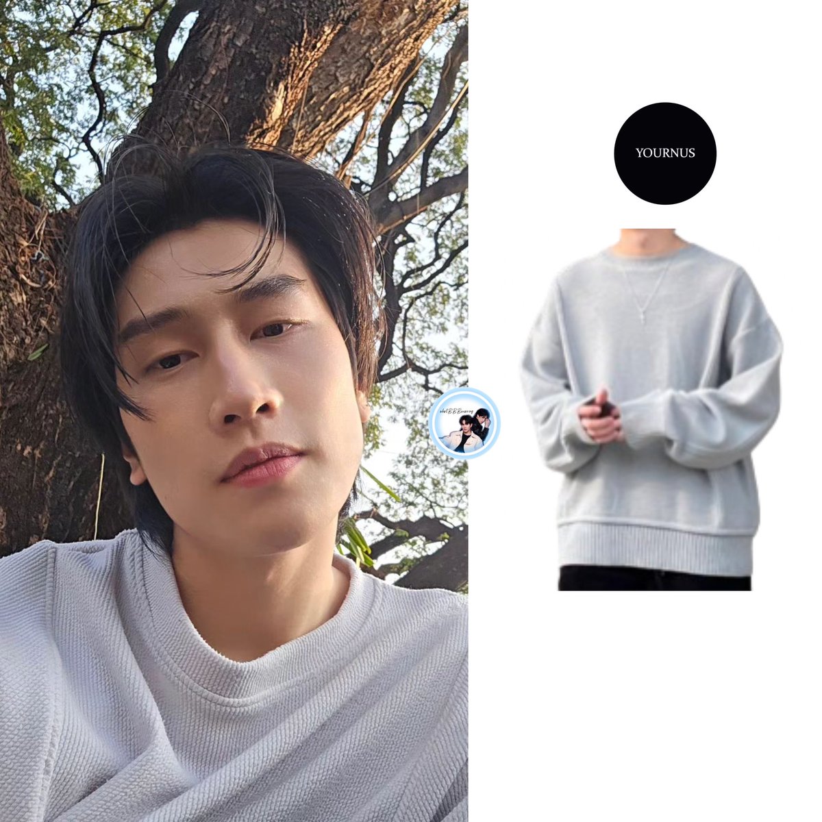 What @biblesumett Wearing : YOURNUS Luda Line Block Knit (KRW38,000/USD28.14/THB1030) Fighting for the shooting~ 😠💗 #BibleWichapas #whatbbbwearing