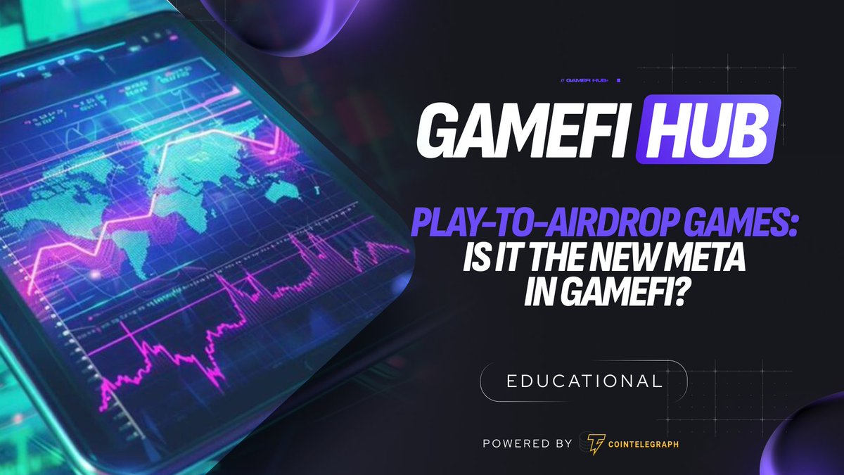 New Article in $QORPO GameFi Hub: Is Play-to-Airdrop the new Meta? Game studios are innovating ways to reward players, entice newcomers, and distribute native in-game tokens through engaging gameplay. This is where play-to-airdrop comes into the picture. But what is it & which…