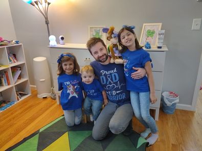 BLUE FRIDAY - Submitted by Sharon Gulla
Aubrey (on the right) - diagnosed at 14 months old, now 8.5 yrs old and thriving!

#BlueFridays #OnFridaysWeWearBlue #projectbluenovember