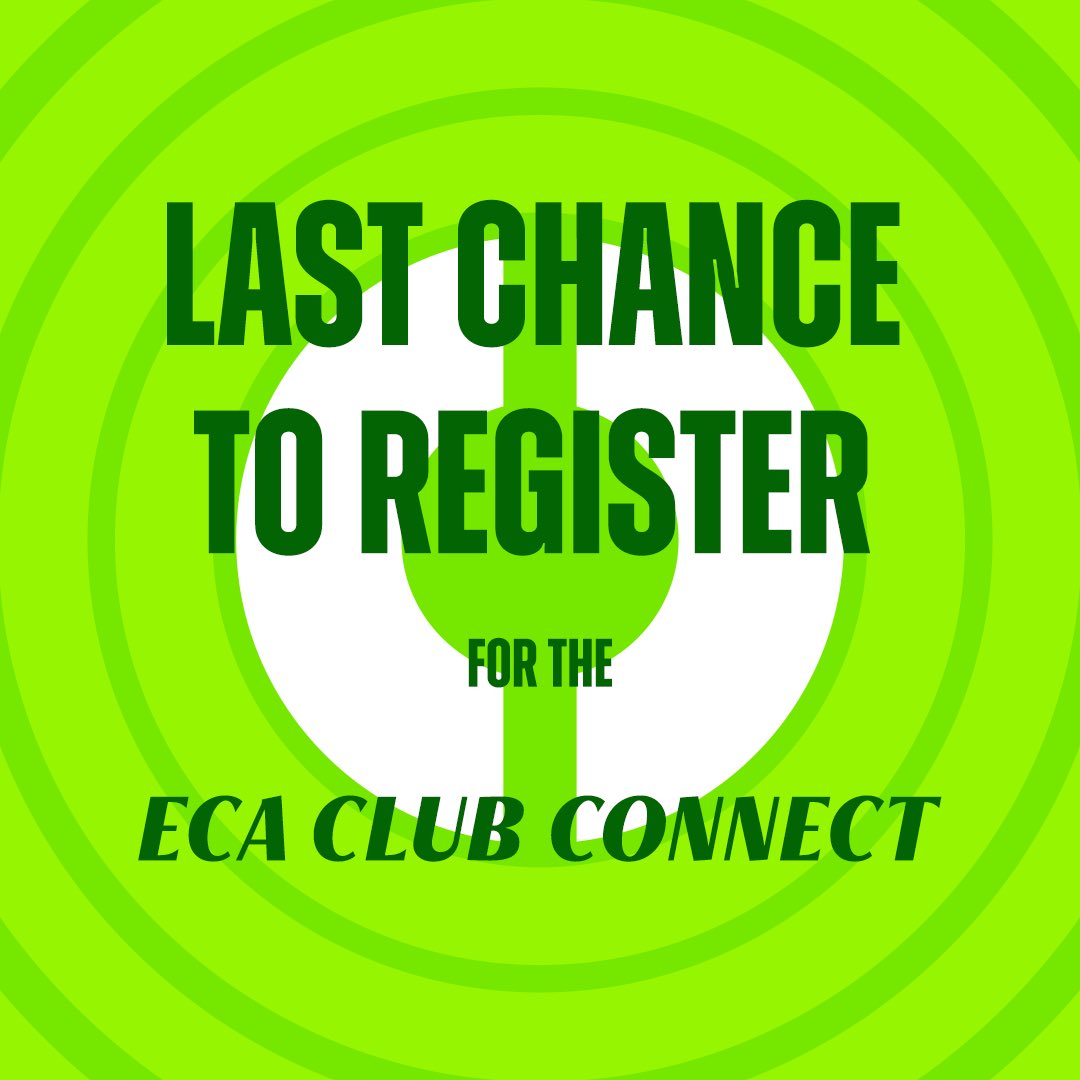 Last chance to register for the inaugural ECA Club Connect! 🚨 Tailored specifically for operational leaders, this event will delve into two crucial areas within ECA’s eight workstreams: 💡 Commercial & Innovation, ♻️ Sustainability. Mark your calendars for 24-25 April 2024,…