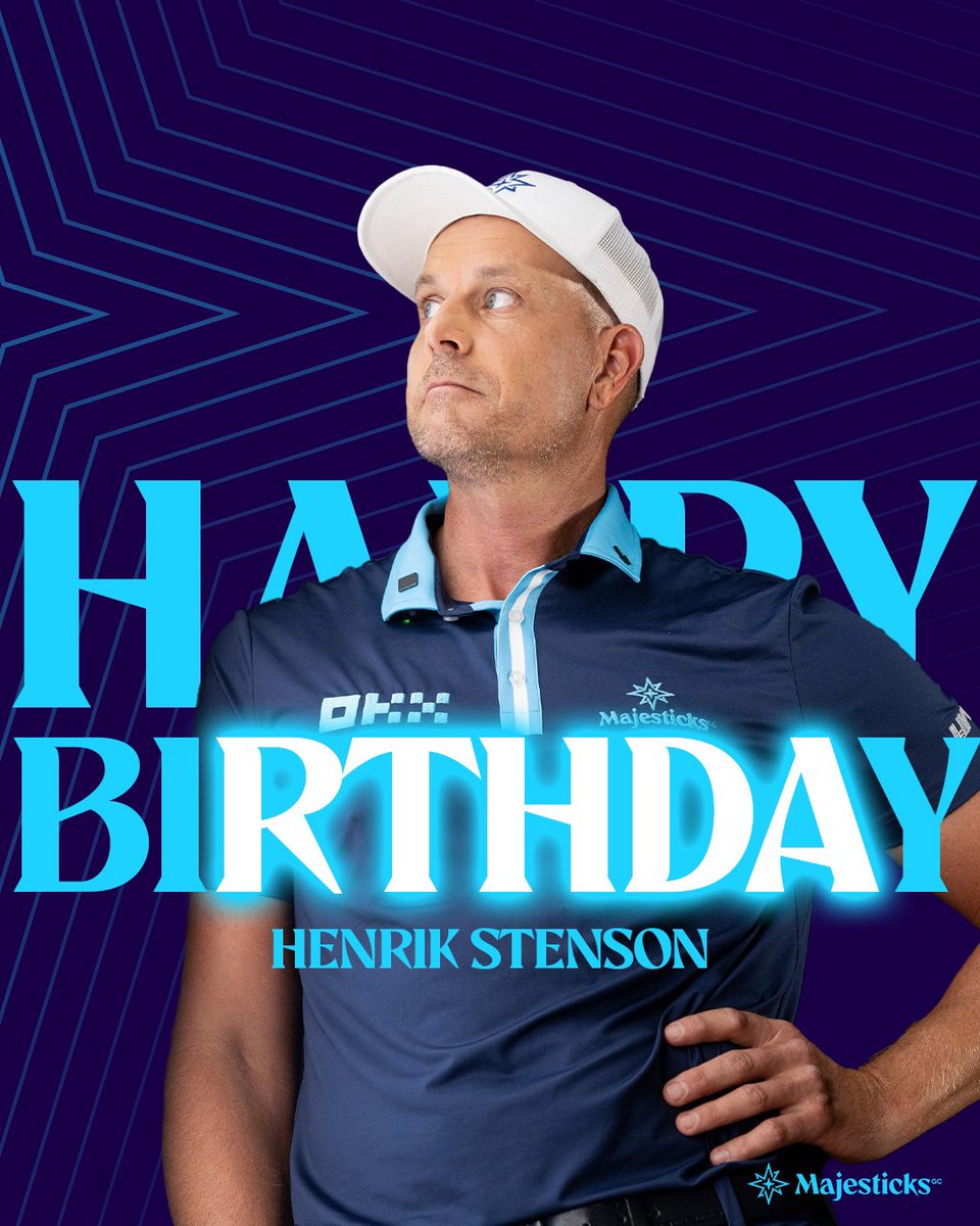 Happy birthday to our very own @henrikstenson 🥳 No better way to spend it than day 1 here in Miami 🌴 #LIVGolf #HenrikStenson #Miami #HappyBirthday