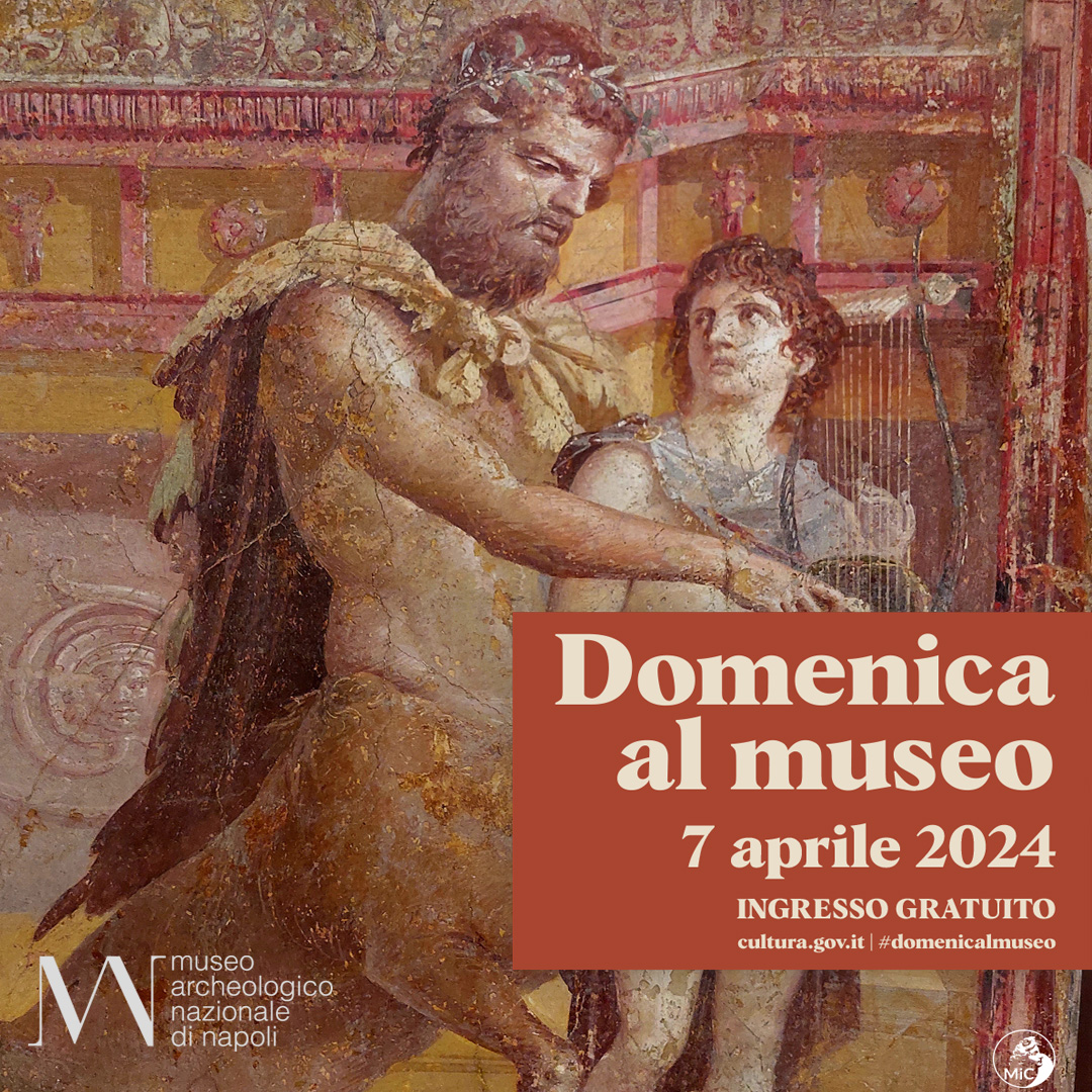 #domenicalmuseo al #MANN: ingresso gratuito, senza prenotazione, dalle 9 alle 19.30 (ultimo ingresso alle 18.30, le operazioni di chiusura iniziano alle 19). Per ragioni di sicurezza chiusi al pubblico Gabinetto Segreto e mostra 'Gli dei ritornano. I bronzi di San Casciano'.