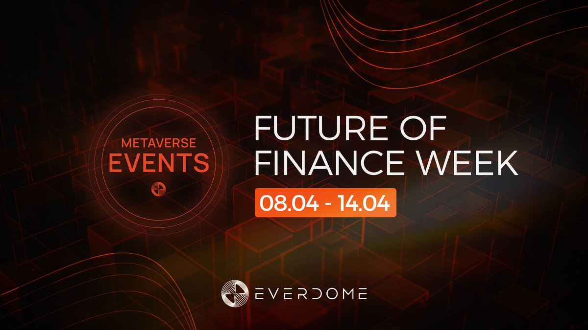 Dropping news of the 1st Everdome HQ metaverse theme event - Future of Finance Week. 🚀 🗓 April 8 - 14 - With themed & partner spaces from @xswap_link & special AMA hosted by defi pioneers @AlvaraProtocol 🎙 More 👉everdome.io/news/kicking-o… #ImagineTheMetaverseDifferently