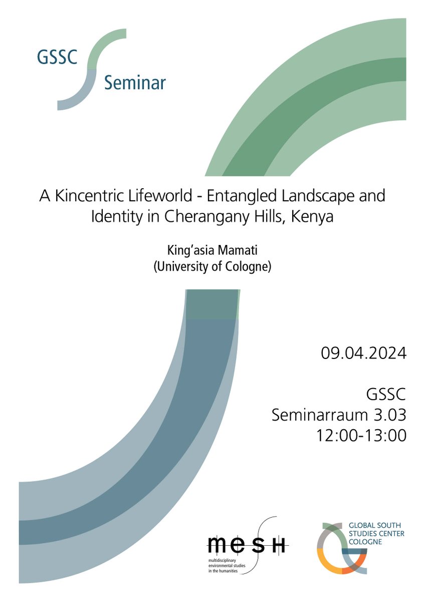 Kicking off the summer semester with a Green Shoots talk by King’asia Mamati on the intersection between conservation and human-nonhuman relations in the Kenyan context. Come around: uni.koeln/2T9CQ