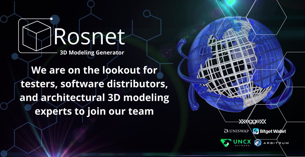 Attention all 3D modeling enthusiasts!🔌 We are on the lookout for testers, software distributors, and architectural 3D modeling experts to join our team. 🌐 Come be a part of something truly innovative!🔌