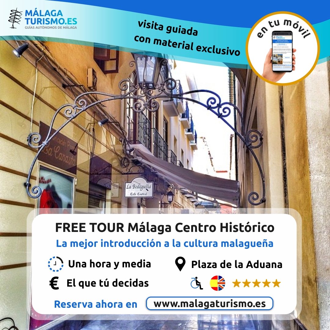 El Free Tour perfecto para conocer las principales calles y monumentos del centro histórico de Málaga aunque tengas poco tiempo para visitar la ciudad. + Info 👉 malagaturismo.es/free-tour-mala… #malagaturismoes #freetourmalaga #malagaturismo #malagaciudadgenial