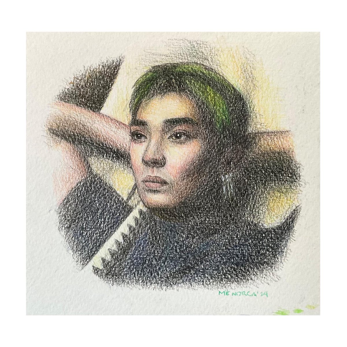 Colored Pencil Study OPLAFanart 6x6inches 2024 , #art #artist #zoro #onepiece #onepieceliveaction #Portrait #portraitartist #charcoalportrait #dpmportraits #simpledrawing #Gift #giftideas #Mothersdaygift #Fathersdaygift #localartist #myart #artwork #drawing #OpenForCommission